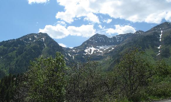 View of Wasatch Mountains from Sundance Resort
