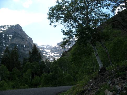 View from Alpine Loop Road east of Provo