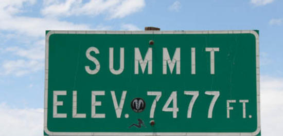 Soldier Summit 35-miles east of Provo, Utah on US-6