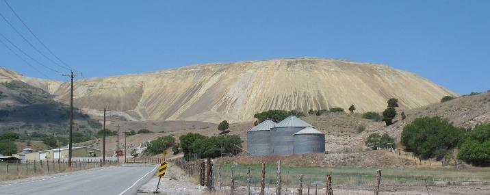 Overburden from Kennecott's Bingham Canyon Copper Mine