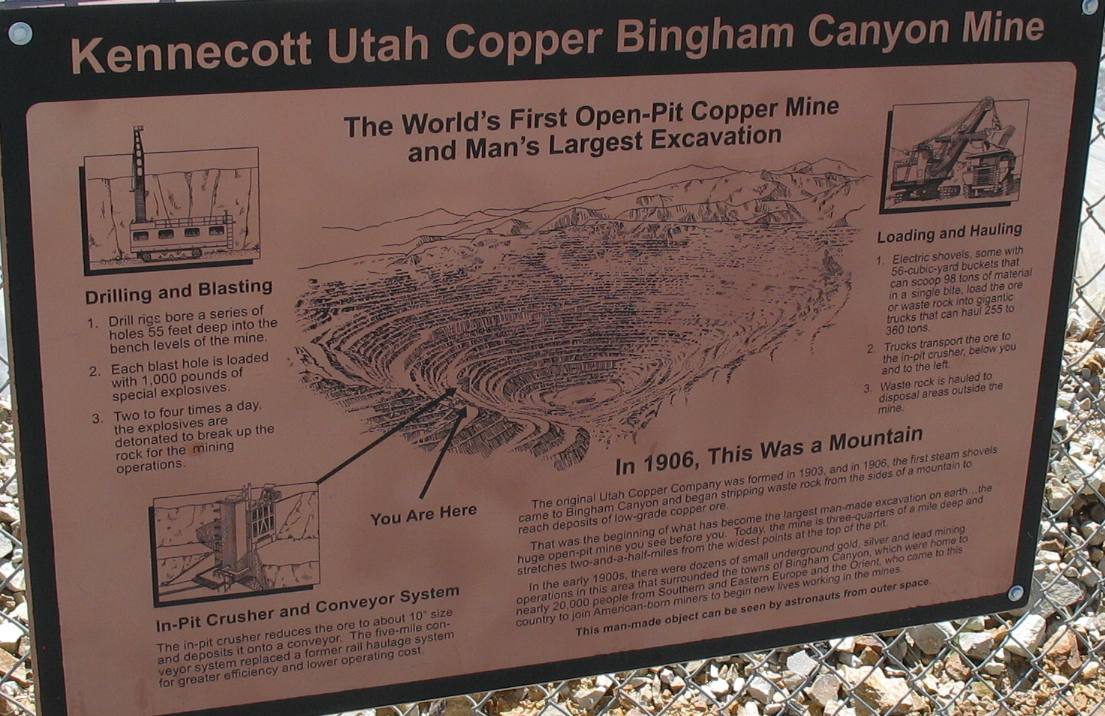 Kennecott's Bingham Canyon Copper Mine