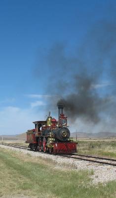 Union Pacific's Steam Engine 119 at Golden Spike NHS