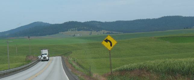 Wheat fields in the Palouse Region of Idaho