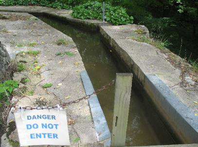 Millrace at Falls Mill