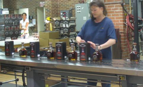 Single Barrel line, Jack Daniel's Distillery Tour