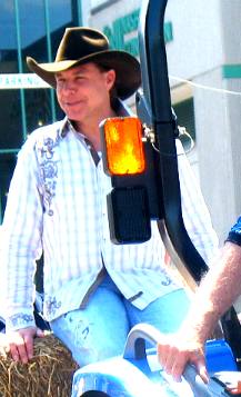 Michael Peterson in the CMA Music Festival Parade