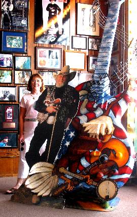 Joyce Hendrix in Charlie Daniel's Museum