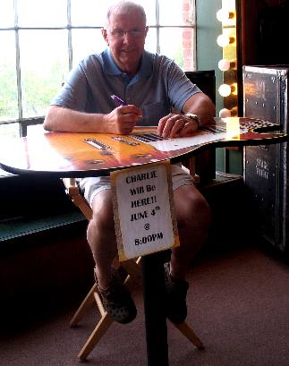 Mike Hendrix in Charlie Daniel's Museum