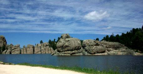 Sylvan Lake in the Black Hills of South Dakota