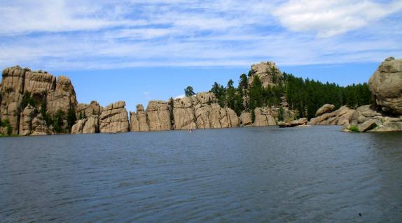 Sylvan Lake in Black Hills of South Dakota