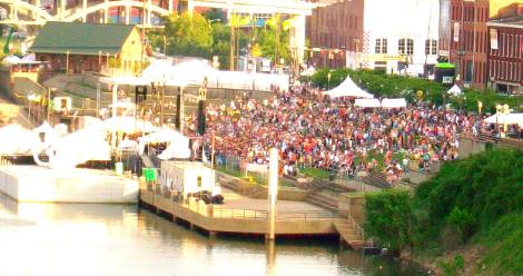 Riverfront Stage during CMA Music Fest
