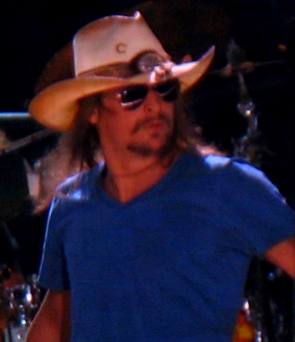 Kid Rock on the stage at LP Field
