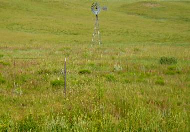 Wyoming windmill south of Cheyenne