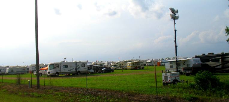RV camping at Bama Jam 2010