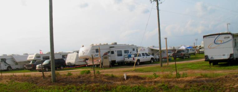 Bama Jam 2010 camping area