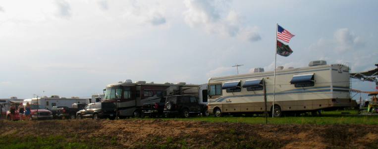 Bama Jam 2010 camping area