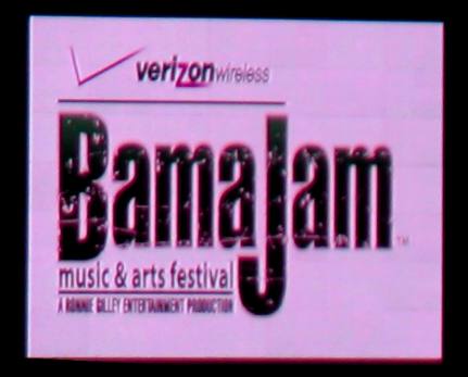 Bama Jam 2010 sponsor sign