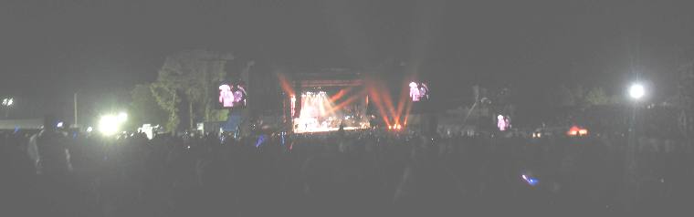 Stage 1 at Bama Jam 2010 around midnight