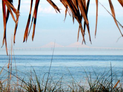 Sunshine Skyway Bridge from Anna Maria Island