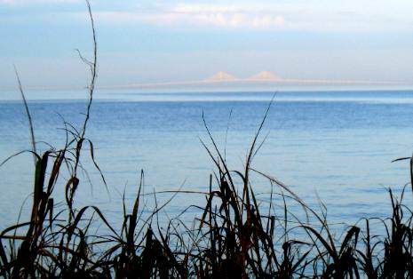 sunshine skyway bridge from Anna Maria Island