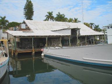 Commerial fishing dock in Cortez