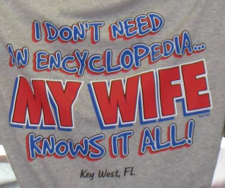 Message on Key West T Shirt