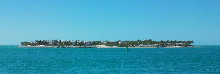 Sunset Key as seen from Mallory Square