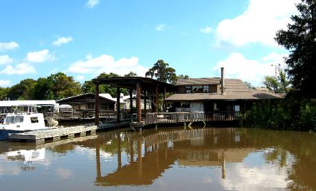 Mudcat Charlie's at Two Way Marina & Fish Camp on the Altamaha River Darien, Georgia 