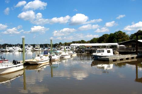 Mudcat Charlie's at Two Way Marina & Fish Camp on the Altamaha River Darien, Georgia 