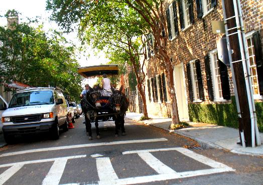 Carriage ride through historic Charleston, South Carolina