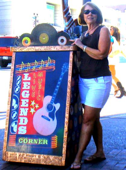 Joyce Hendrix at Legends Corner