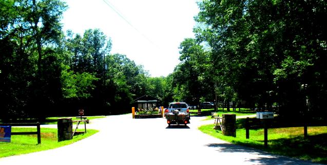 Front Gate to Seven Points COE Campground & Park