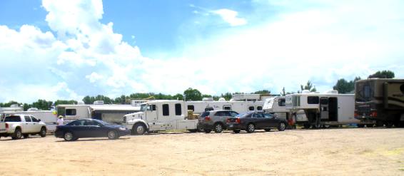 Campground for Frontier Days Rodeo
