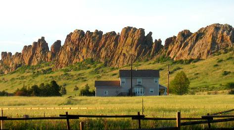 Devil's Backbone located west of Loveland, Colorado off US-34