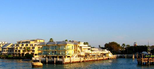 Waterfront at the foot of Duval Street in Key West