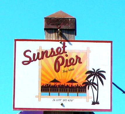 Sunset Pier part of Oceanside Resort in Key West