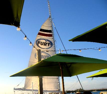 Sail on one of the Fury boats passing Sunset Pier