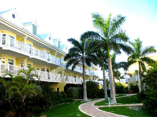 Landscaping around Southernmost Hotel On The Beach