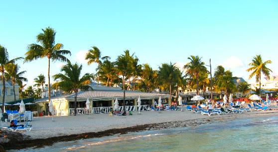 Southernmost Beach Cafe & Bar and the Southernmost Beach in the Continental US