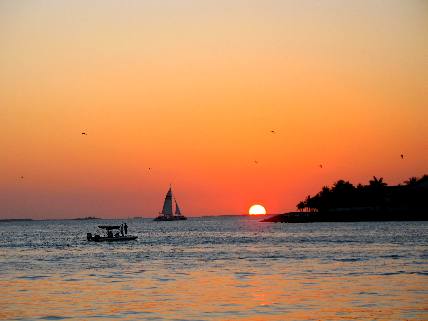 Sunset Key at sunset