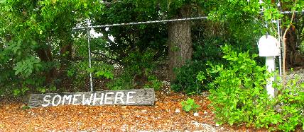 Somewhere Sign on No Name Key