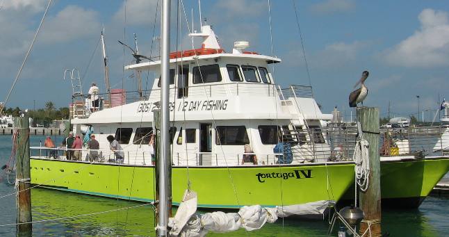 Tortuga IV returning from a 1/2 day fishing trip