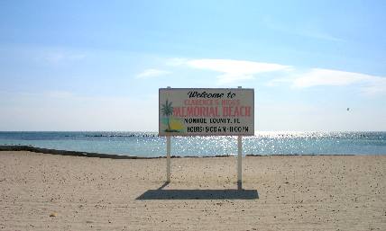 Beach at Higgs Beach in Key West