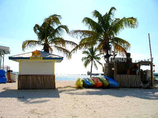 Beach at Higgs Beach in Key West