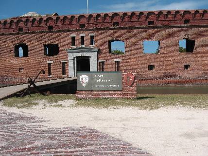 Fort Jefferson on Garden Key in the Dry Tortugas