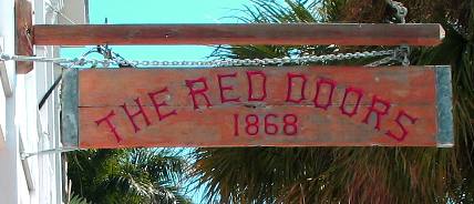 The Red Doors In Old Town Key West