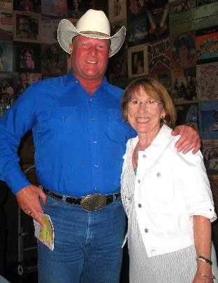 Gary Morse and Joyce Hendrix at Legends Corner