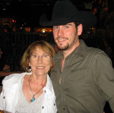 Matt Mason and Joyce Hendrix at Legends Corner