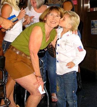 Little Elvis and Joyce Hendrix at Legends Corner