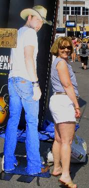 Joyce Hendrix having fun in Nashville
